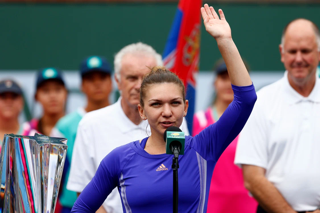 
    Ion Ţiriac a privit din tribună toate meciurile Simonei de la Indian Wells  