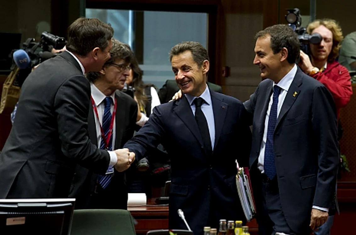 Nicolas Sarkozy, Jose Luis Rodriguez Zapatero, Jose Barroso