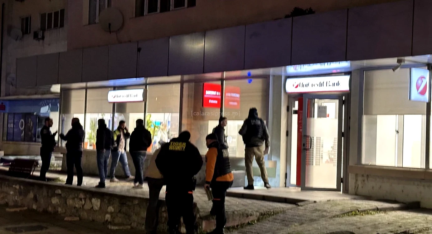 Jaf armat la o bancă din România.