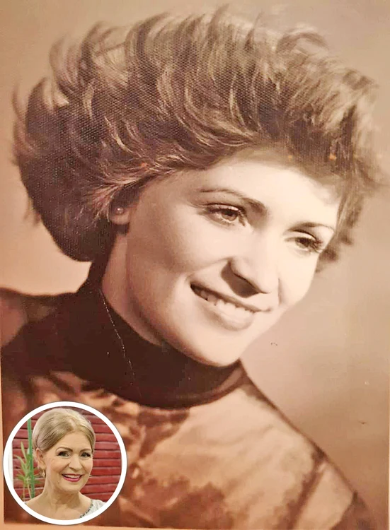 Matilda Pascal Cojocăriţa, la 20 de ani, câştigătoare a unui concurs de Miss. Acum are 61 de ani