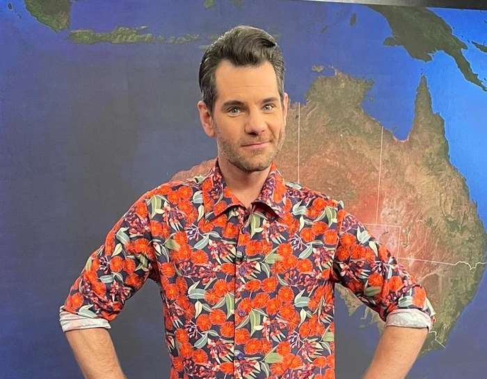 Nate Byrne este prezentatorul meteo al emisiunii "ABC News Breakfast" FOTO: Nate Byrne/TikTok