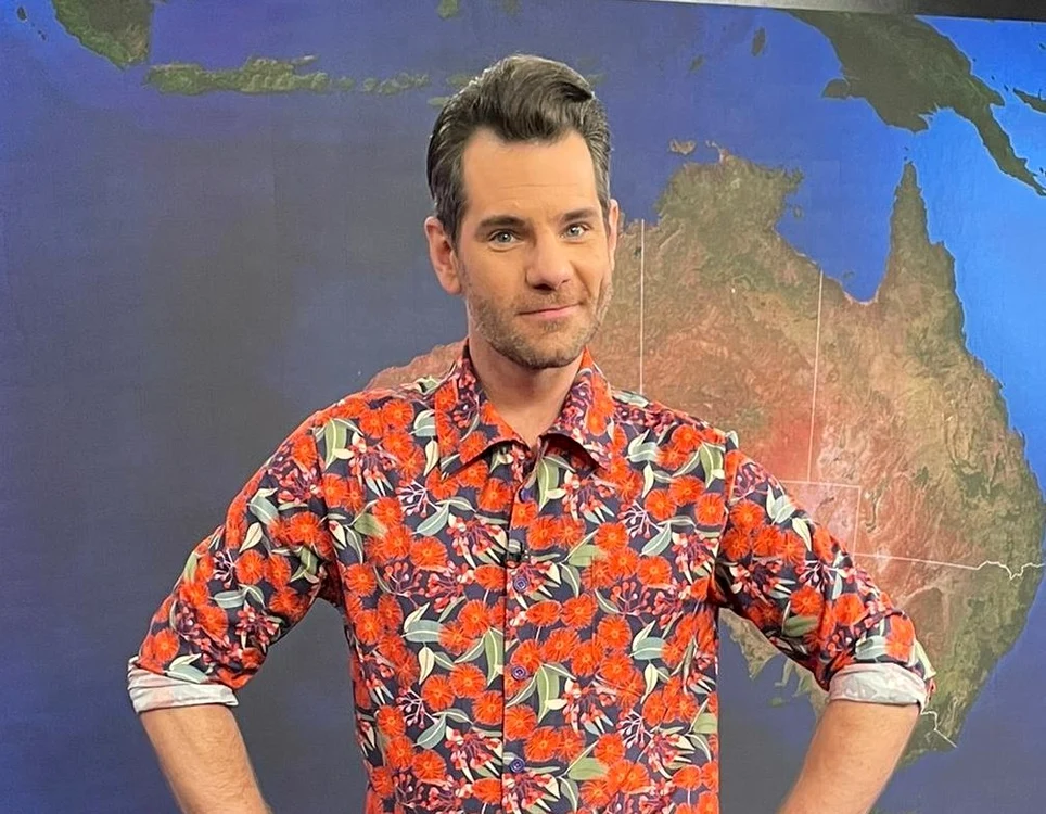 Nate Byrne este prezentatorul meteo al emisiunii "ABC News Breakfast" FOTO: Nate Byrne/TikTok