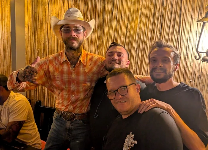 Post Malone alături de fani în centrul Clujului. FOTO: Foaia Transilvană