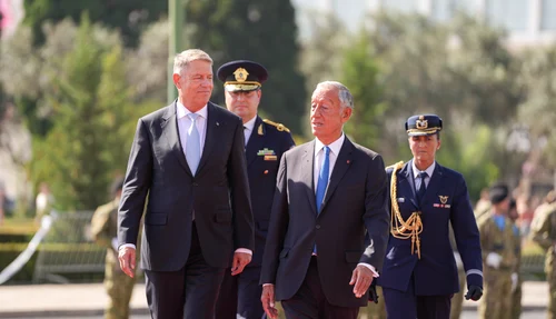 Klaus Iohannis, în vizita de stat în Portugalia. FOTO: Administrația Prezidențială