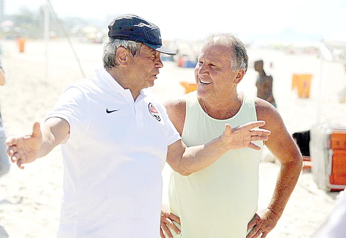 Mircea Lucescu a glumit cu legendarul Zico