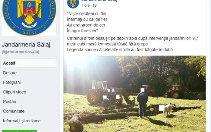 postarea amuzanta a jandarmeriei salaj