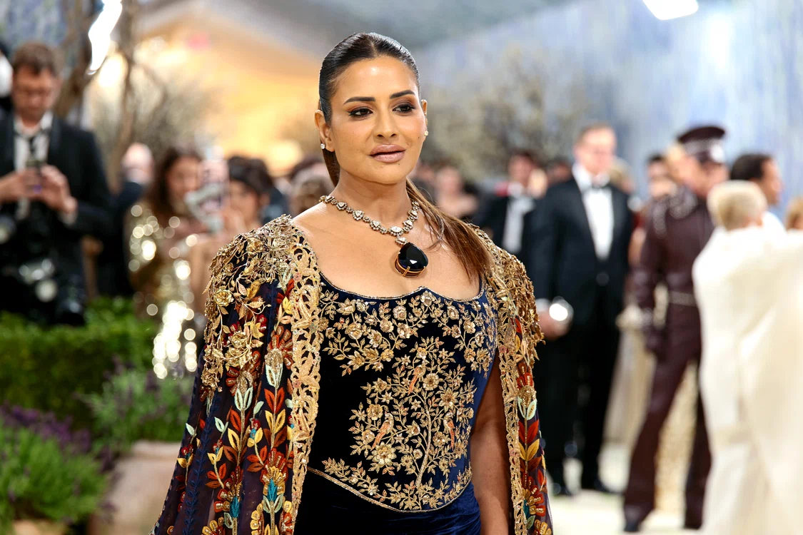 Sudha Reddy a purtat un lanț masiv cu diamante (Foto: GettyImages)