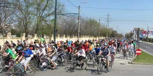 Pedalarea de primăvară la Timişoara