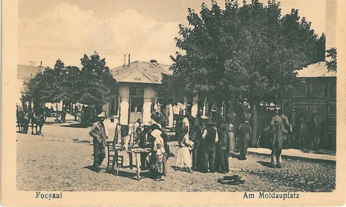 Focșani. Piața Moldovenească, în timpul Primului Război Mondial (© iMAGO Romaniae)