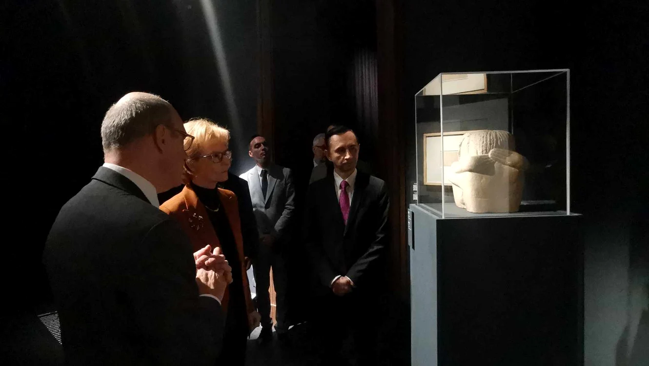 Majestatea sa Margareta la Expo Brâncuși FOTO Ștefan Both