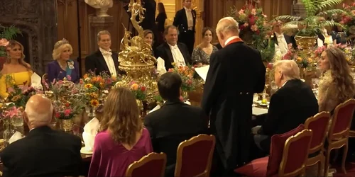 banchet Windsor vizita Trump captură video jpg