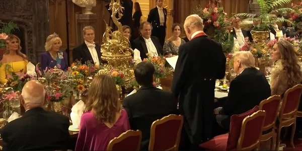 banchet Windsor vizita Trump captură video jpg