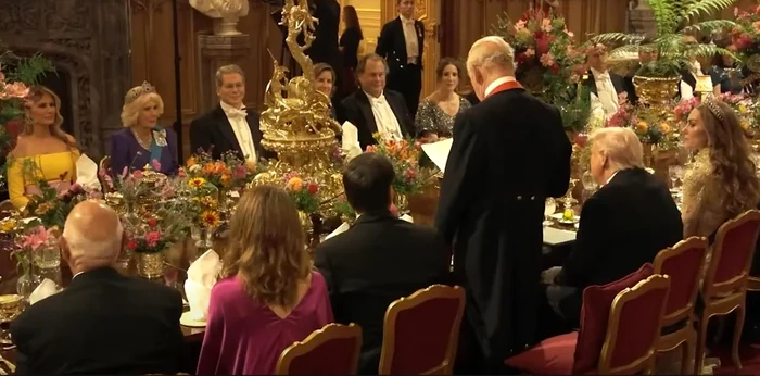 Vizita lui Trump la Windsor. FOTO: captură video 