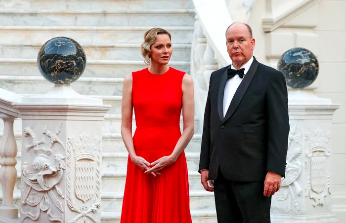 Prințul Albert și Prințesa Charlene de Monaco au organizat un dineu de stat în cinstea soților Macron, Profimedia (11) jpg