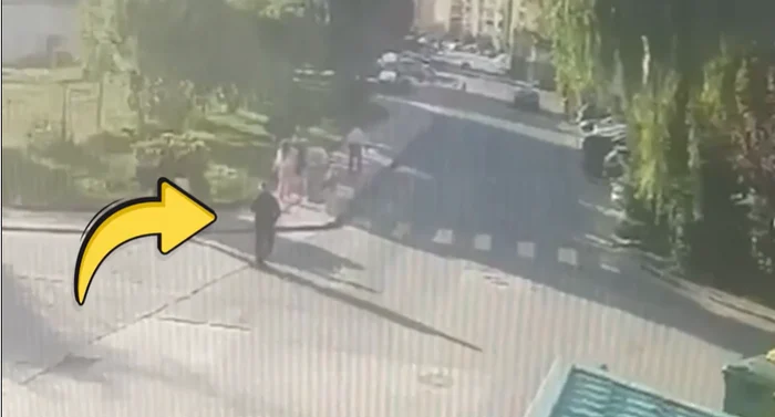 Primele imagini cu momentul în care Teodora Marcu este ucisă / foto: captură video