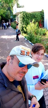 Dan Helciug și-a însoțit fiul la liceu