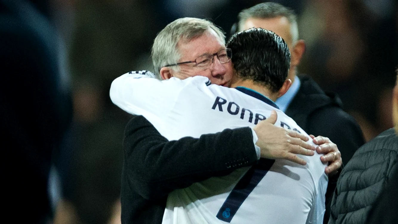 Sir Alex Ferguson şi Cristiano Ronaldo