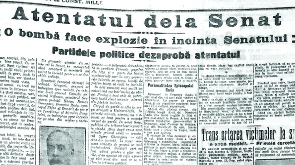 adevarul pagina 9 decembrie 1920 despre atentat jpeg