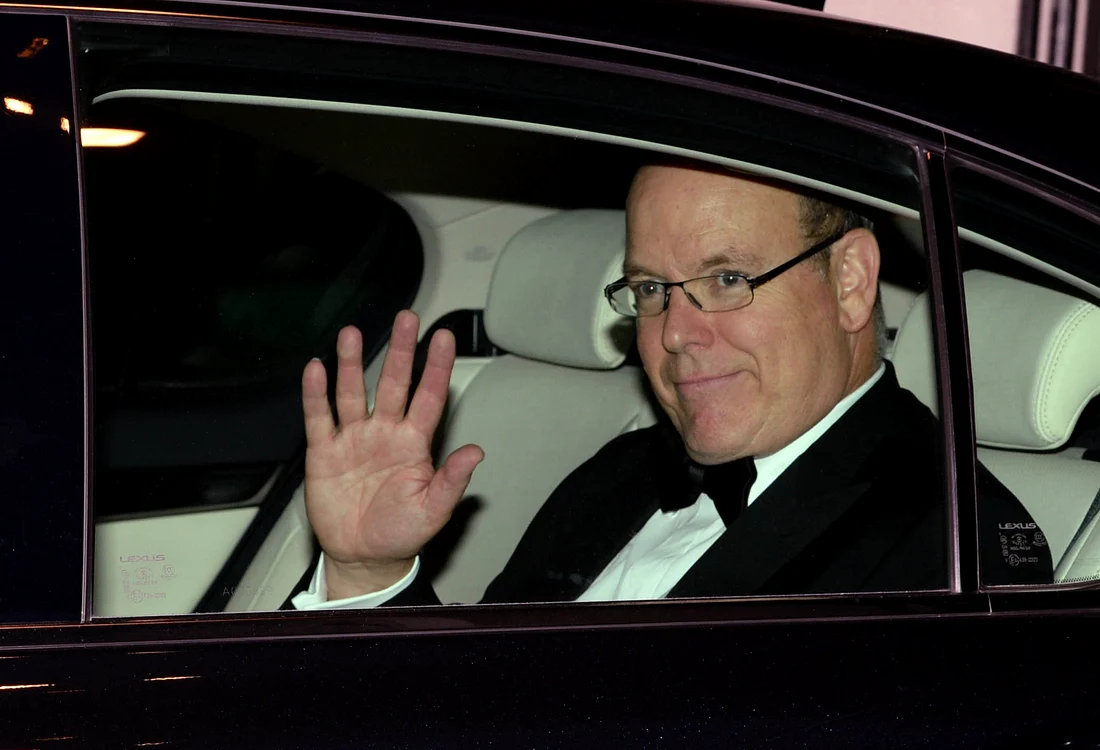 De la recepţie nu putea lipsi Prinţul Albert de Monaco