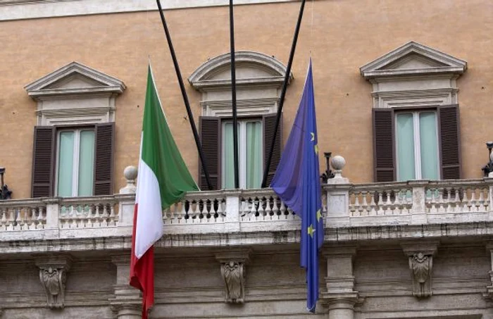 Palazzo Chigi, reşedinţa premierului Italiei FOTO EPA-EFE