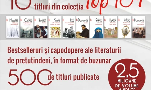 500 de titluri în colecția „Top 10+” a Editurii Polirom jpeg
