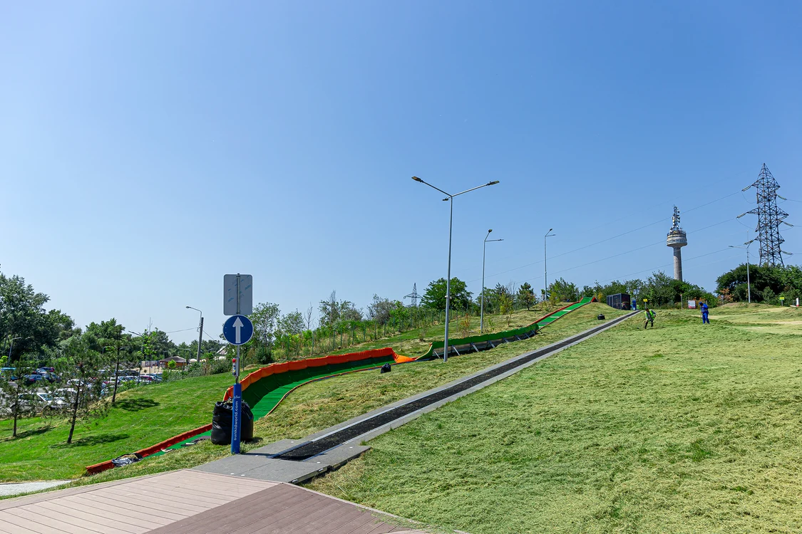 Primul Parc de Aventură din orașul Galați FOTO: Primăria Galați 