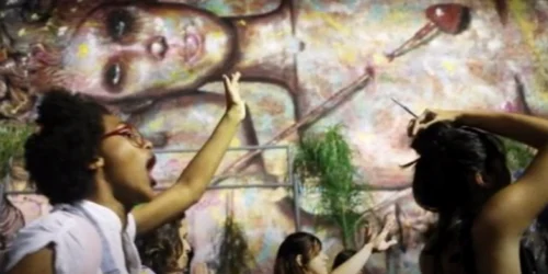 Activişti pro-alegere din Brazilia FOTO captură You Tube