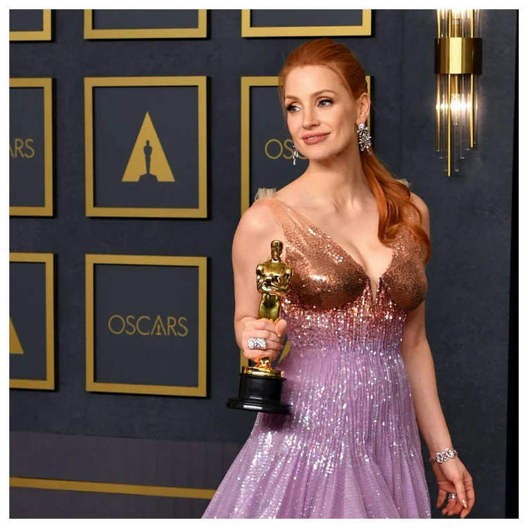 Jessica Chastain a purtat o ţinută aleasă ( Foto: Profimedia)