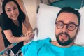 Andra, alături de Cătălin Măruță după operația de ligamente FOTO Captură Video