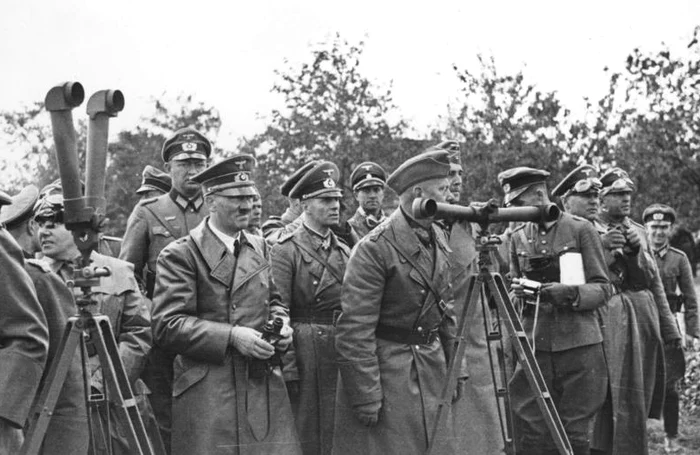 Bundesarchiv Bild 101I 013 0064 35 Polen Bormann Hitler Rommel v  Reichenau jpg jpeg