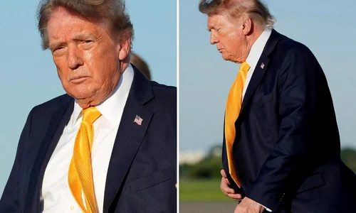 trump pare sa fi apelat la o schimbare de look, parul e mai inchis FOTO X jpg