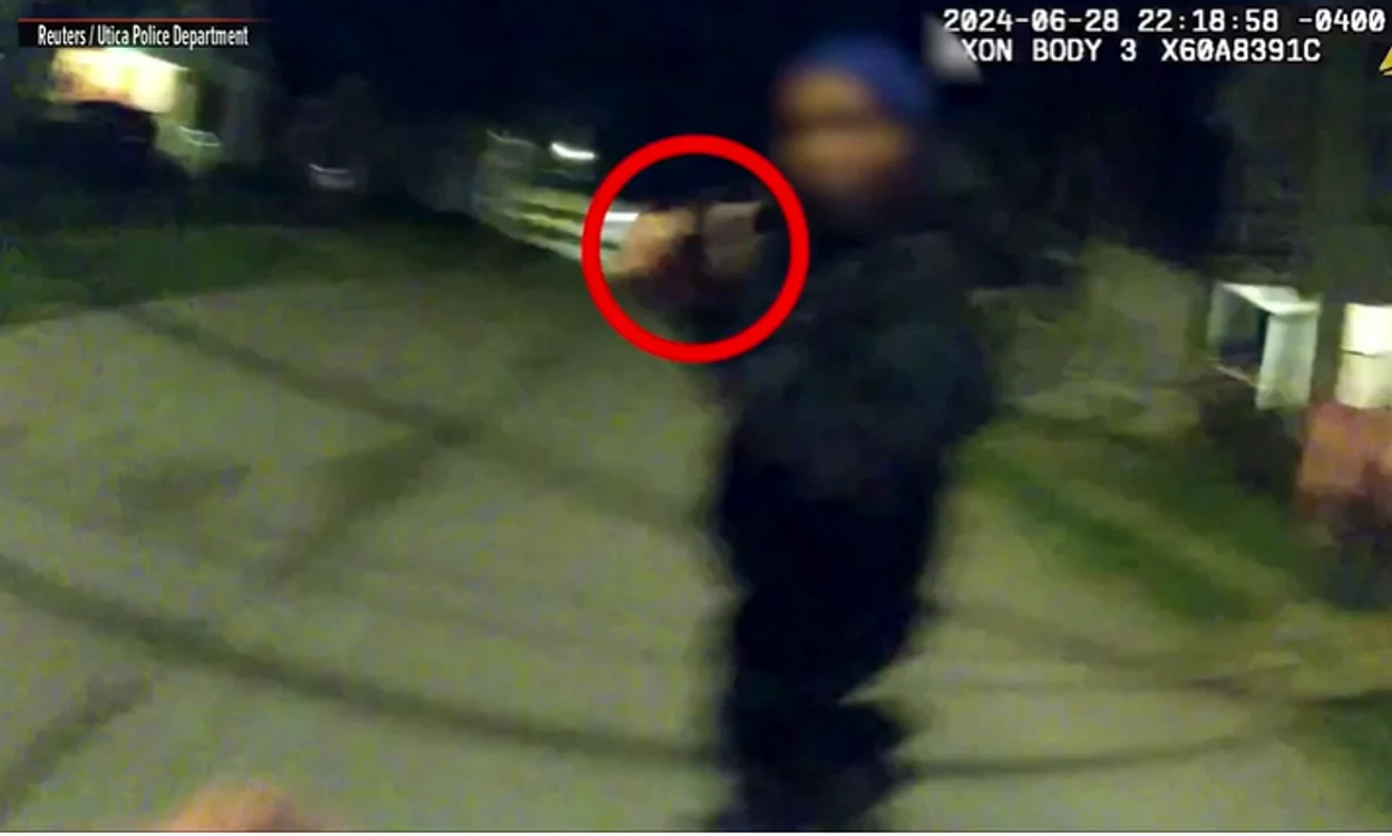 Băiatul a fost împucat în piept și a murit la scurt timp. FOTO captură ABS-CBN News 