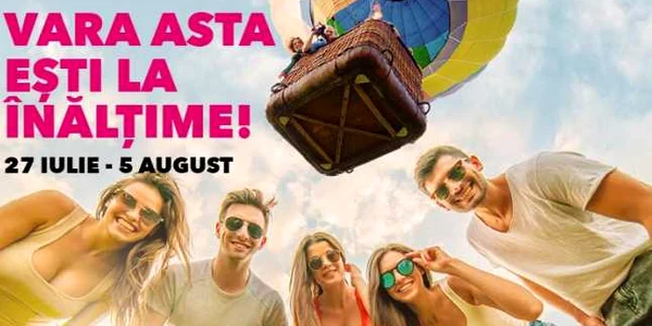 Ascensiune cu balonul cu aer cald Sursa Vivo Constanţa