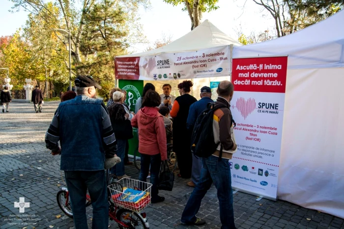 600 de persoane, testate în cele zece zile ale campaniei „Spune ce ai pe inimă” FOTO Rogalski PR