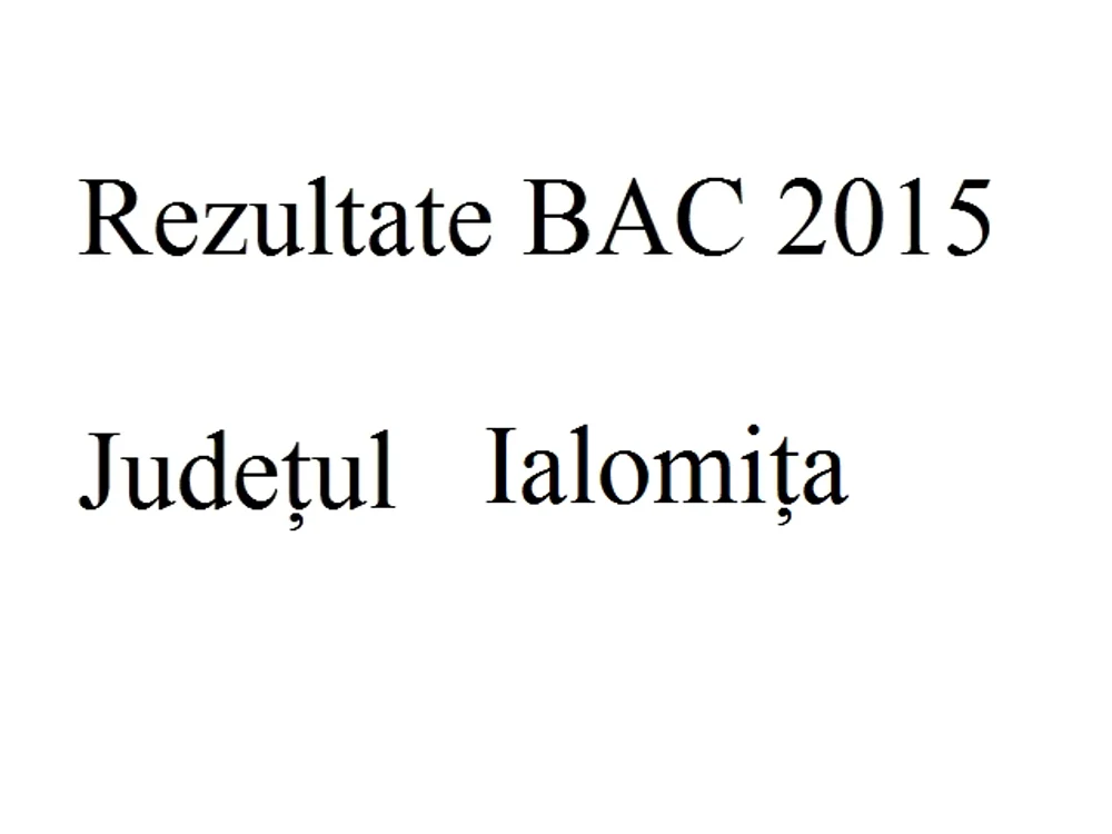 
    Edu.ro Rezultate Bacalaureat 2015 Ialomițafoto: click.ro  