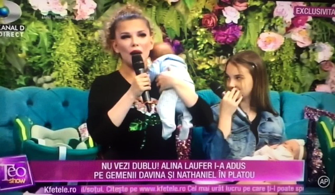 Alina Laufer a stat patru ore la coafor