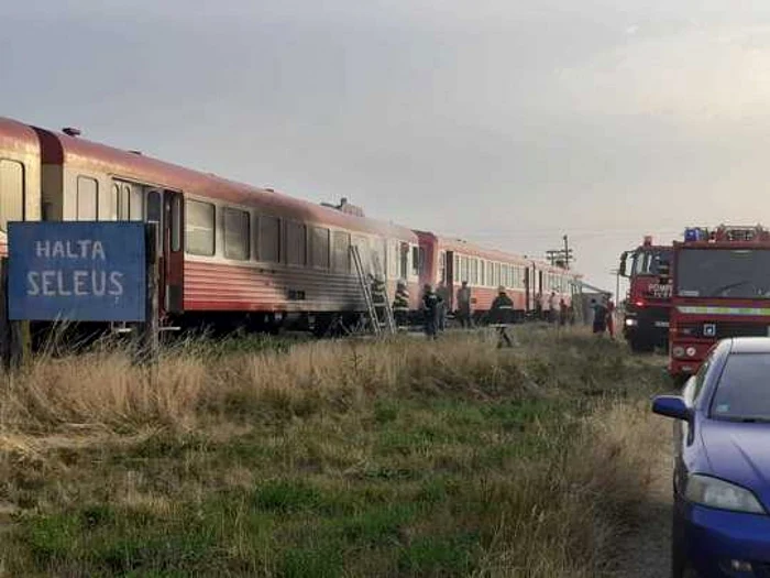 tren incendiu foto isu arad