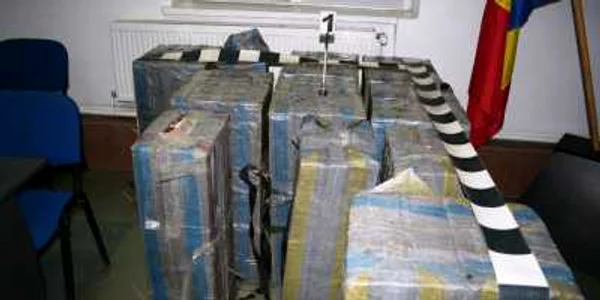 Întreaga cantitate de țigări a fost confiscată, foto: arhiva Adevărul