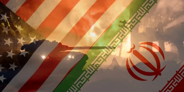 razboi sua iran   steaguri pe fundalul unui câmp de luptă FOTO shutterstock jpg