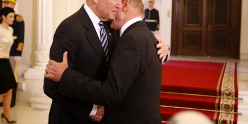 Joe Biden primit la Cotroceni de Basescu FOTO Eduard Enea