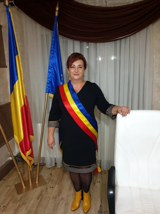 Alexandrina Raclariu, primarul comunei Crăcăoani FOTO Facebook