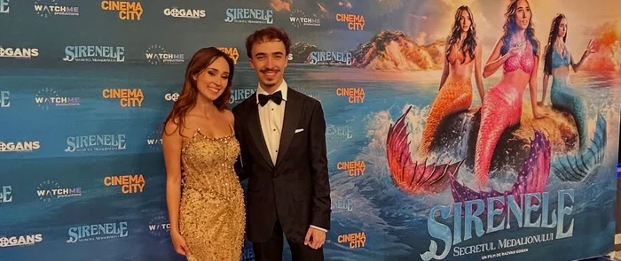 Andra și Răzvan Gogan, la premiera filmului lor, Sirenele foto: Facebook