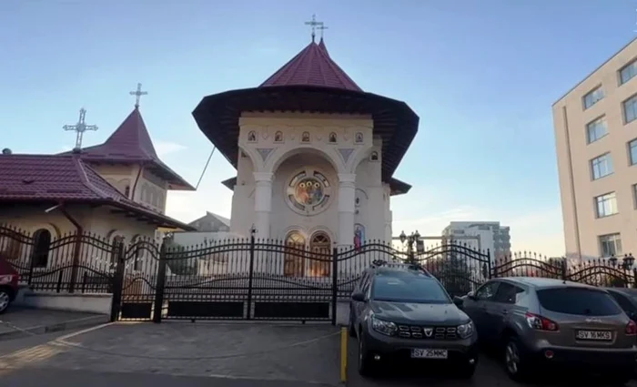 Biserica Sfânta Treime din Suceava FOTO: Captură video News Bucovina