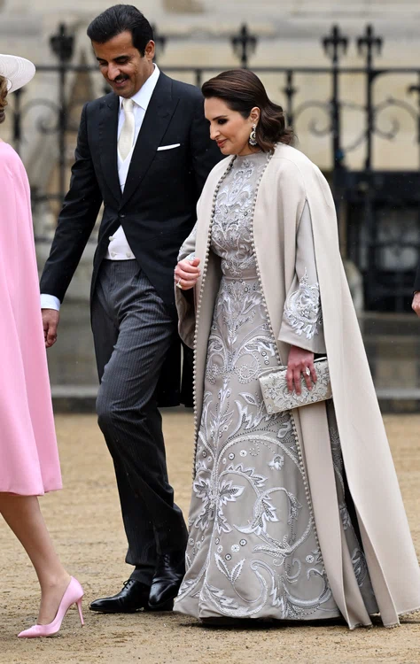 Emirul Qatarului și soția sa GettyImages 1487922084 jpg