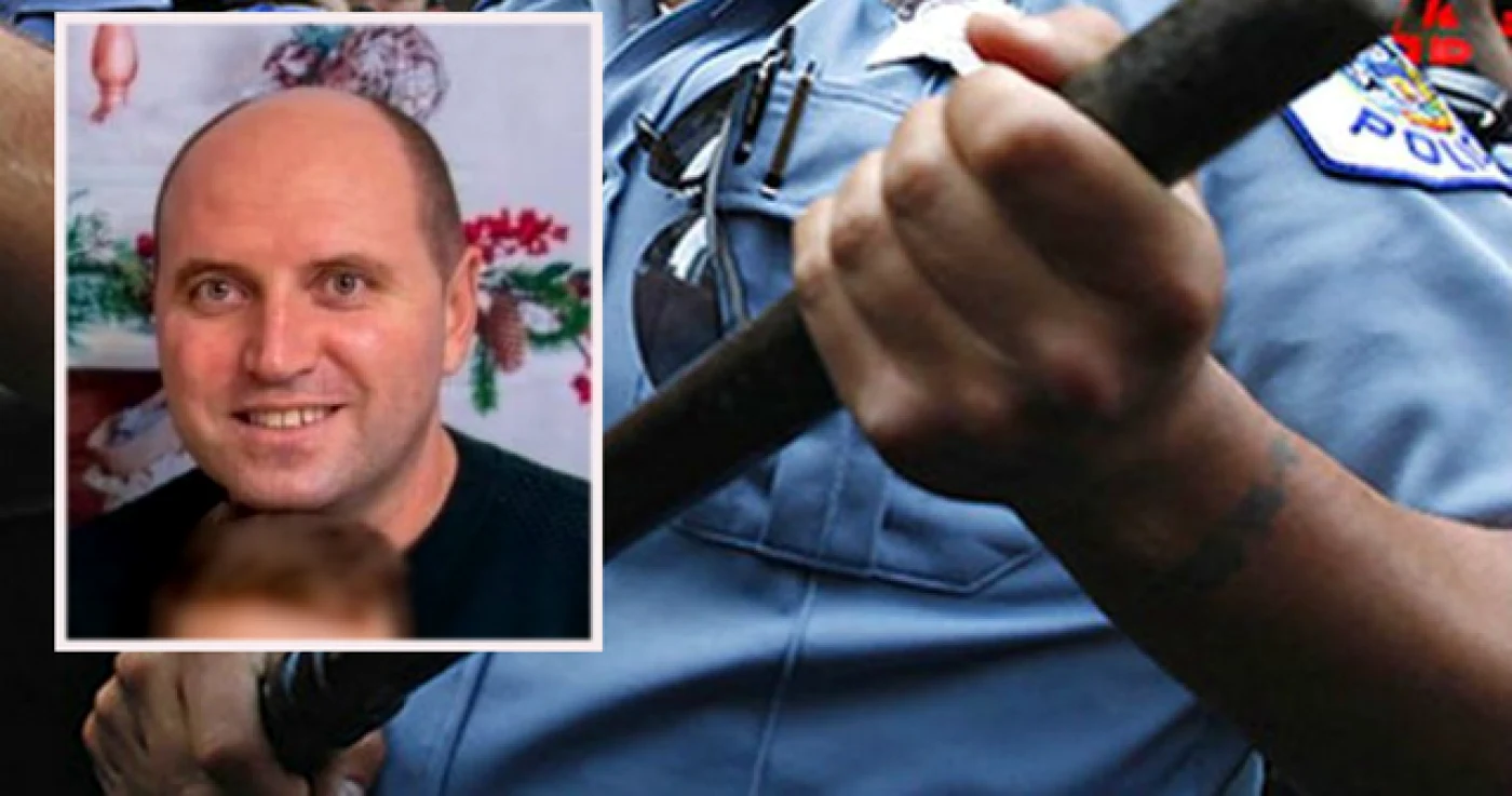 Agentul şef Florin Ciarnău de la Postul de Poliţie Tăuteu, judeţul Bihor a fost trimis în judecată pentru purtare abuzivă după ce a lovit cu pulanul un adolescent care i-a comentat FOTO: Facebook/Kanal D