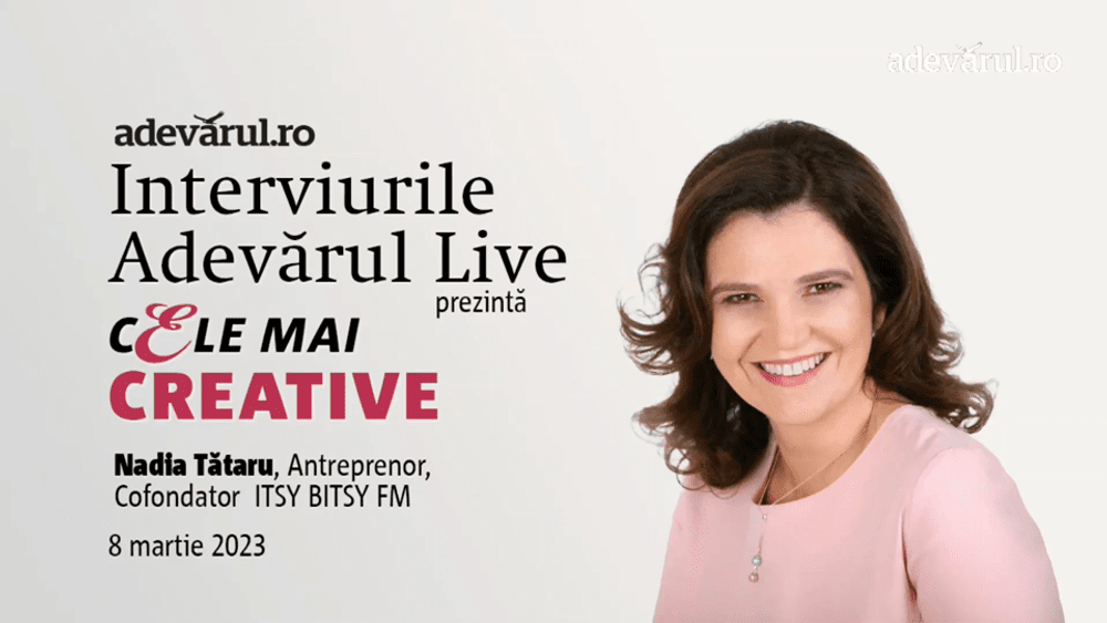 Antreprenor cu misiune. Despre investiția în visurile copiilor, cu Nadia Tătaru, cofondator Itsy Bitsy FM