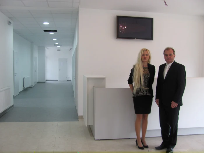 Clinica este o idee a medicului Florin Mărghitaş. El s-a întors din Germania, după o şedere de 15 ani, împreună cu soţia sa, Ana FOTO: Florina Pop