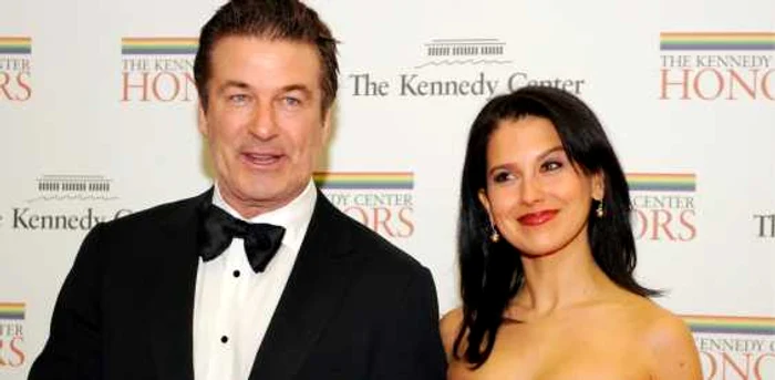 Alec Baldwin şi soţia lui, Hilaria FOTO Reuters