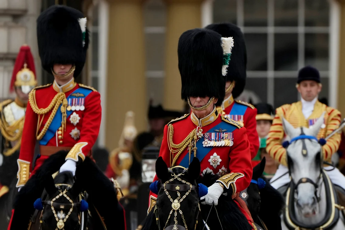 regele Charles și prințul William la parada Trooping the colour, 17 iunie 2023 Foto Profimedia jpg