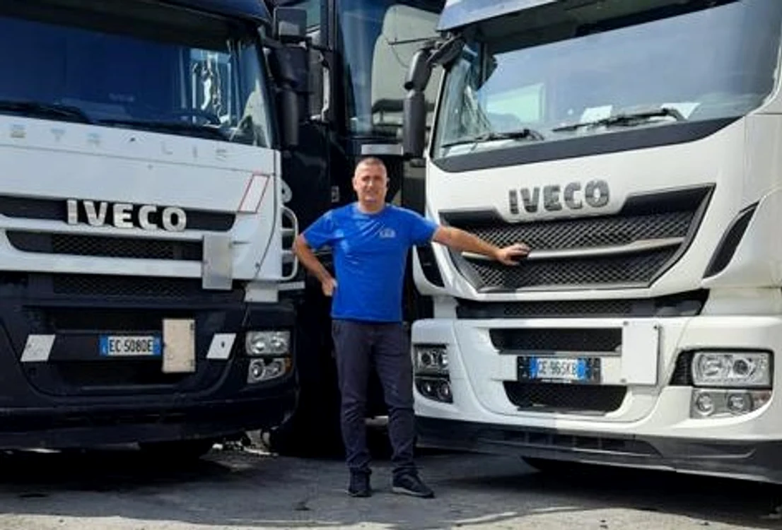 Florin Sitaru conduce o companie de transport marfă Foto: roitalianul.ro